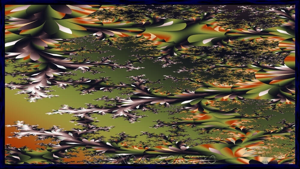 RIO SÃO FRANCISCO - SERRA DA CANASTRA "Obra da Série Rio São Francisco - - Serra da Canastra, por Rubens A. C. Castro - Arte Digital Fractal".