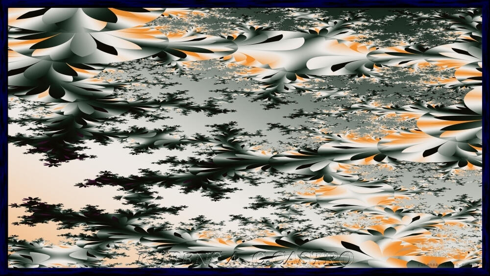 RIO SÃO FRANCISCO - SERRA DA CANASTRA "Obra da Série Rio São Francisco - Samburá, por Rubens A. C. Castro - Arte Digital Fractal".