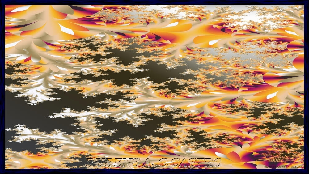 RIO SÃO FRANCISCO - KAMBIWÁ "Obra da Série Rio São Francisco - Kambiwá, por Rubens A. C. Castro - Arte Digital Fractal".