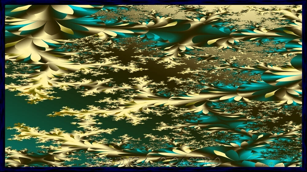 RIO SÃO FRANCISCO - PANCARARÉ "Obra da Série Rio São Francisco - Pancararé, por Rubens A. C. Castro - Arte Digital Fractal".